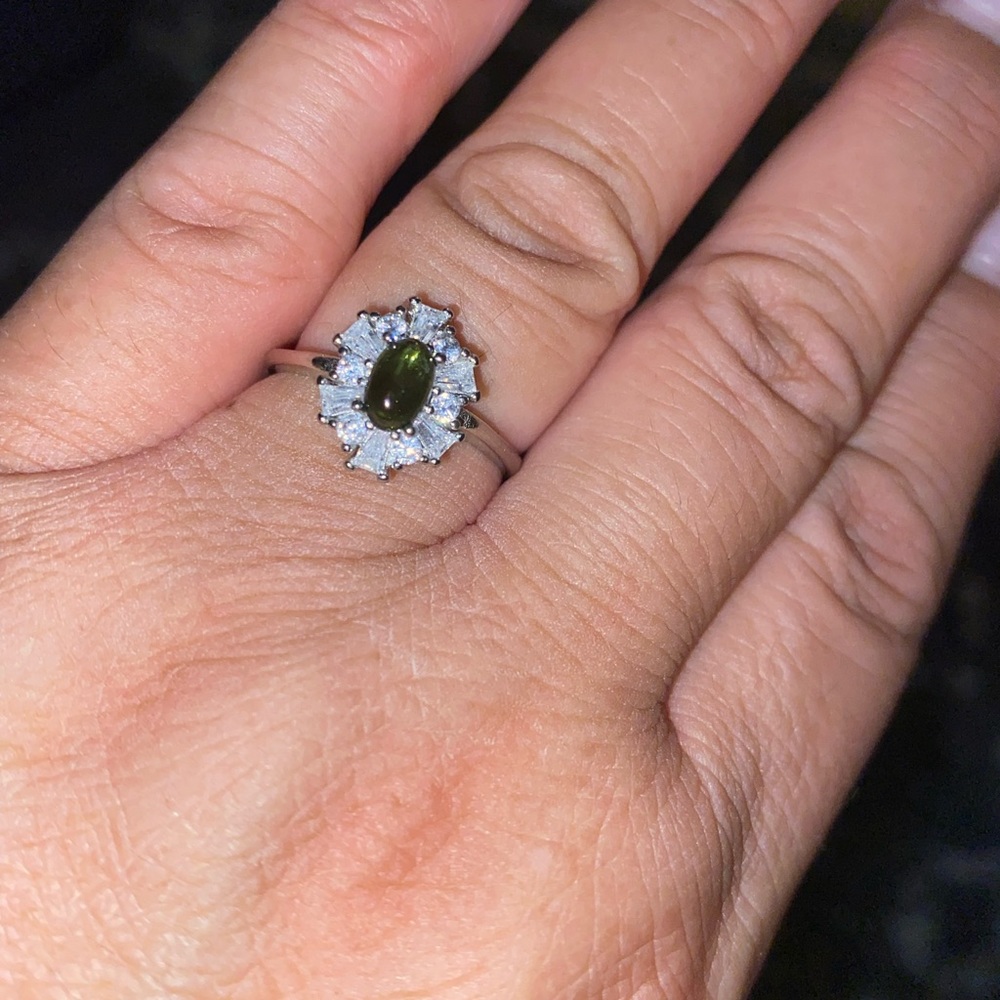 Genuine Green Tourmaline Ring 💚💍